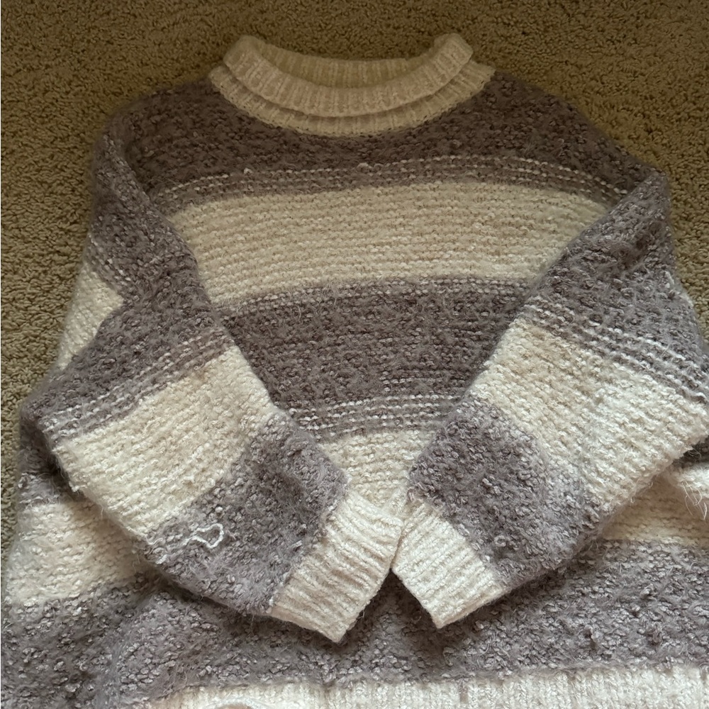 fuzzy altar’d state women’s sweater, fits like a M